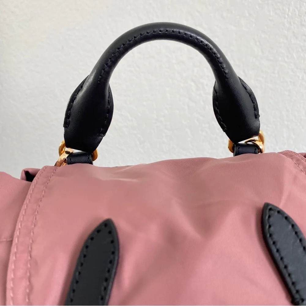 Burberry small Pink nylon Backpack